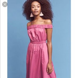 Anthropologie Off the shoulder Dress